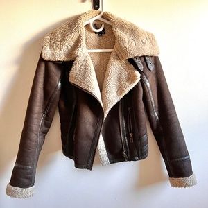 TOPSHOP AVIATOR JACKET SIZE 4